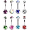 Luxe Modz Pack Of 8 14G Belly Button Ring Implant