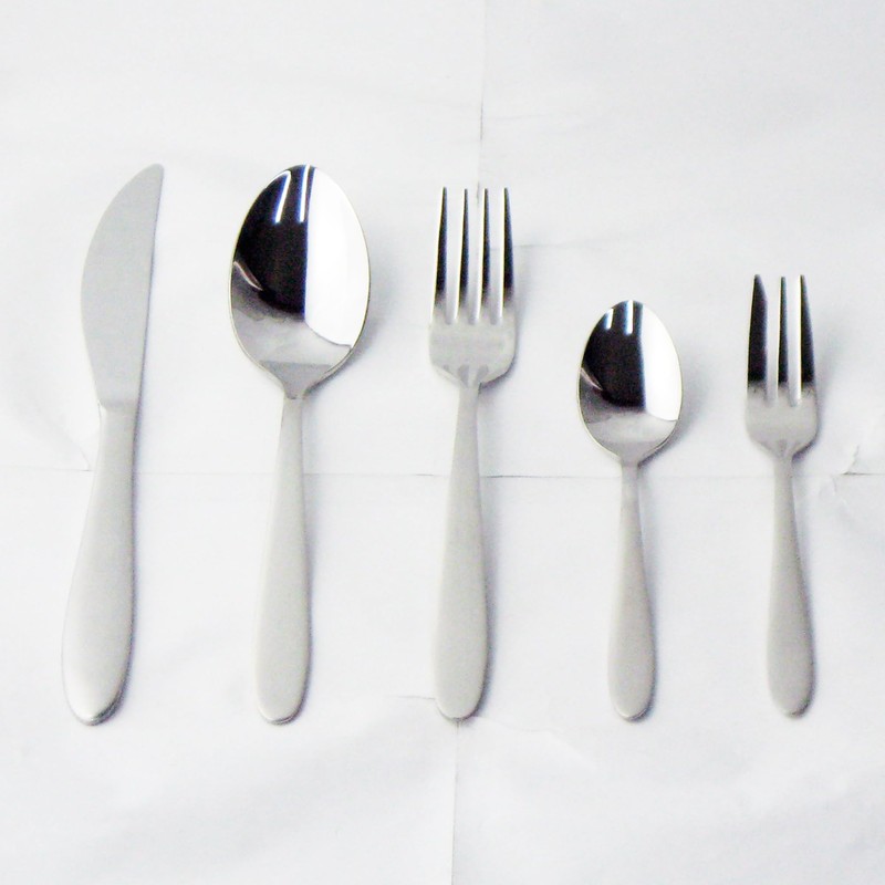 Todai Basis Dinner Cutlery Set, 5 pcs, 18-8 Stainless Steel,