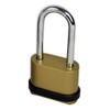 Homezone® Heavy Duty Combination 4 Digit Shed Padlock Brass Security