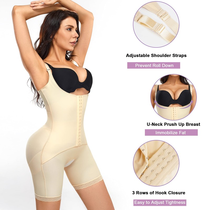 YERKOAD Shaper Bodysuit for Women High Waist Tummy Control Shapewear