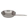 Royal Industries Frying Pan, 9" x 2" HT, Stainless Steel, Commercial Grade - NSF Certified