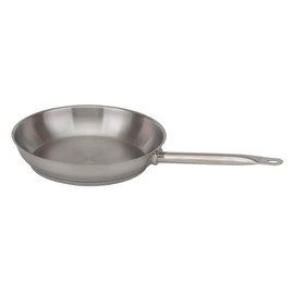 Royal Industries Frying Pan, 9" x 2" HT, Stainless Steel, Commercial Grade - NSF Certified