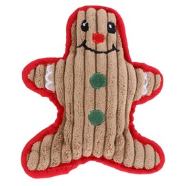 FRCOLOR 1pc Pet Plush Toys Pet Molar Toy Pet Toy Pet Playing Toy Dog Teething Toy Chew Toys for Aggressive Chewers Large Snowman Plush Toy Puppy Dog Toy Baby Gingerbread Man