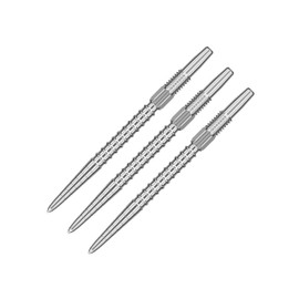 TARGET Darts Swiss Point Dart Points, Chrono (3 Pack Set of Tips) 26MM –Silver | Change Dart Points, Swiss Storm Points, Professional Darts Accessories