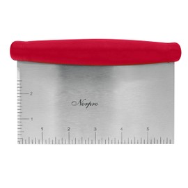 Norpro, Rojo 583R Grip-EZ - Raspador de banco, 6 x 4 x 1.5 pulgadas