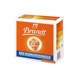 Brandt Zwieback Toast 8Oz Pack Twice Baked Crispy Snack Ideal For Teething Kids