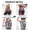 F.Q Yuqee Newest Elastic Slimming Floral Active Print Leggings Footless