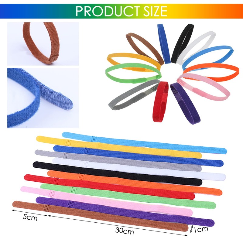 12pcs Puppy ID Collars,Double-Sided Soft Adjustable Identification Pet Collar,Puppy ID