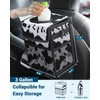 Capolo Car Trash Can with Lid, Leakproof Car Trash Bag