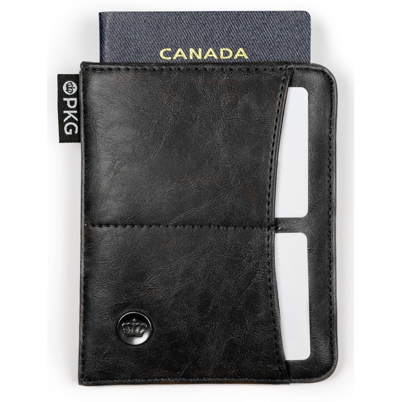 PKG Perry Passport Wallet | Vegan Leather with RFID Lining