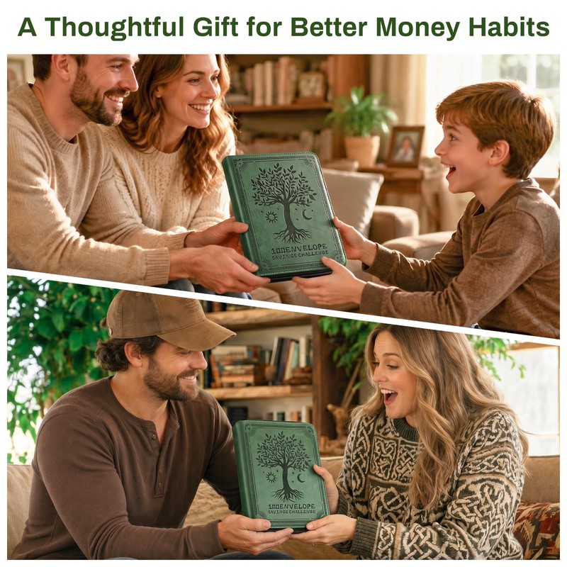 100 Envelopes Money Saving Challenge Binder, Money Saving Binder with
