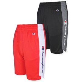 Champion Boys Shorts 2 Pack Mesh Basketball Shorts for Boys Athletics