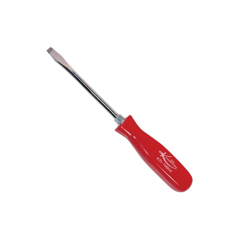 K Tool International 4 in. Slotted Screwdriver with Red Square