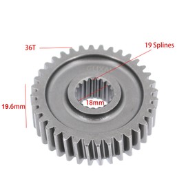 Glixal High Performance GY6 150cc 180cc 200cc Racing Final Drive Gear Set 152QMI 157QMJ 161QMK 161QML Scooter Moped ATV Go Kart (16T/36T)