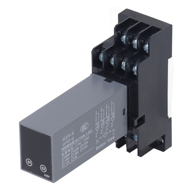 Delay Relay 4 Channel Digital Display Multifunctional Time Delay Relay