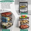 OKZEST 3-Tier Fruit Basket for Kitchen Counter, Wall Hanging Fruit