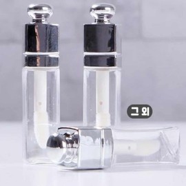 3ml Empty Lip Gloss Tint Bottle Sample Container Silver Tint Empty Bottle - 3ml 6ea