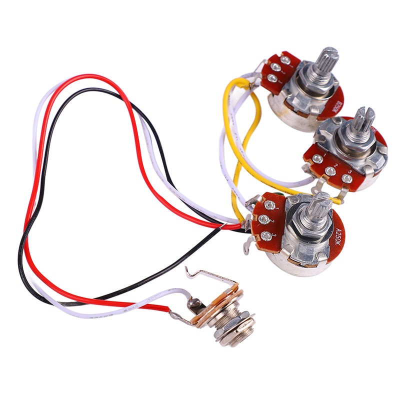 Guitar Potentiometer Kit Jazz Bass Wiring Harness 1 Volume 2