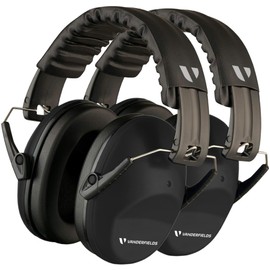 Vanderfields Hearing Protection Ear Muffs for Noise Reduction, 26dB Certified, Noise Cancelling Safety Ear Protection for Shooting, Adult Headphones for Lawn Mowing, DIY, Construction, Woodworking