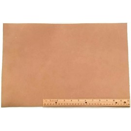 European Leather Works Suede Cowhide Leather, Light-Medium Weight Boot Leather Sand Color Pre-Cut...