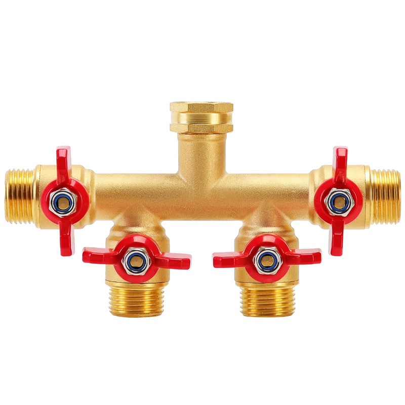 Garden Hose Splitter for Outdoor Use (4 Way)
