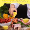 Gulfmew 100 Pack Lemon Wedge Stretch Wraps Covers Lemon Nets