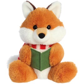 Aurora® Festive Holiday Carolers™ Melody Fox™ Stuffed Animal - Seasonal Cheer - Heartwarming Gifts - Orange 8.5 Inches