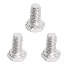 Aopin M6 x 16mm Hex Bolt Screw Grade 6.8 Stainless Steel, Fasteners Fully Machine Threaded SUS304 30 PCS