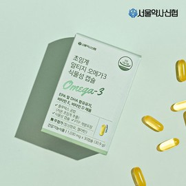 Seoul Pharmacists Credit Union [Seoul Pharmacists Credit Union] Supercritical RTG Omega-3 Vegetable Capsules 30 Capsules 3 Sets / [서울약사신협] 초임계 알티지 오메가3 식물성캡슐 30캡슐 3세트
