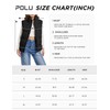 Polu Puffer Vest Women Zip Up Stand Collar Sleeveless Down