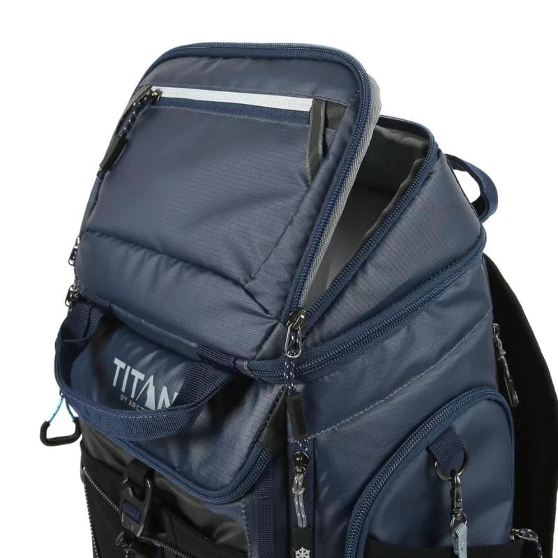 Titan Deep Freeze Ice Wall Backpack Cooler with 30 Can
