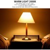Gonhom Dusk to Dawn Bug Light Bulb Outdoor,2 Pack Amber