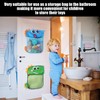 HDGSAFD 2 Pieces Dinosaur Shaped Storage Bag, Bathroom Storage Bag,