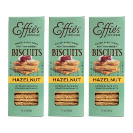 Effie's Homemade Biscuits - Hazelnut - 3 Pack