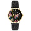 Ted Baker BKPPHS129 Women's Watch, Yellow Gold/Floral/Black, Unit size, Phylipa