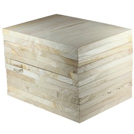 Tiger Claw Wood Breaking Board - Breakable Board in 18 mm Thickness (12 Board Pack)