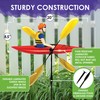 Whirligig Spinner Kayak 20" – Outdoor Adventure-Themed Design, Weather-Resistant Outdoor