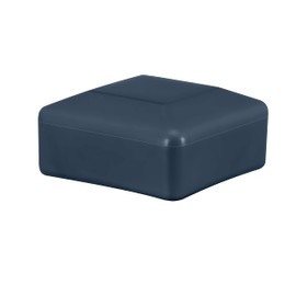 EMFA Fence Post Cap 60 x 60 mm Pack of 10 Anthracite Post Caps Square Fence Post Caps Fence Cover Plastic Lid Fence Caps 6 x 6 cm