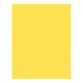 UCreate Coated Poster Board, Yellow, 22" x 28", 25 Sheets