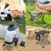 Opliy Camping Stool 2 Pack,Portable Folding Stool for Outdoor Gardening