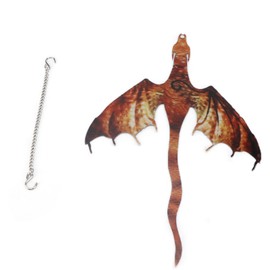 Flying Dragon Decoration Cool Wrought Iron Rotating Hanging Garden Porch Ornament