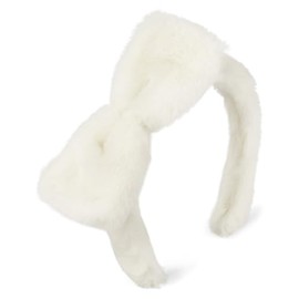 Gymboree,and Toddler Headbands and Headwraps,Furry White,One Size