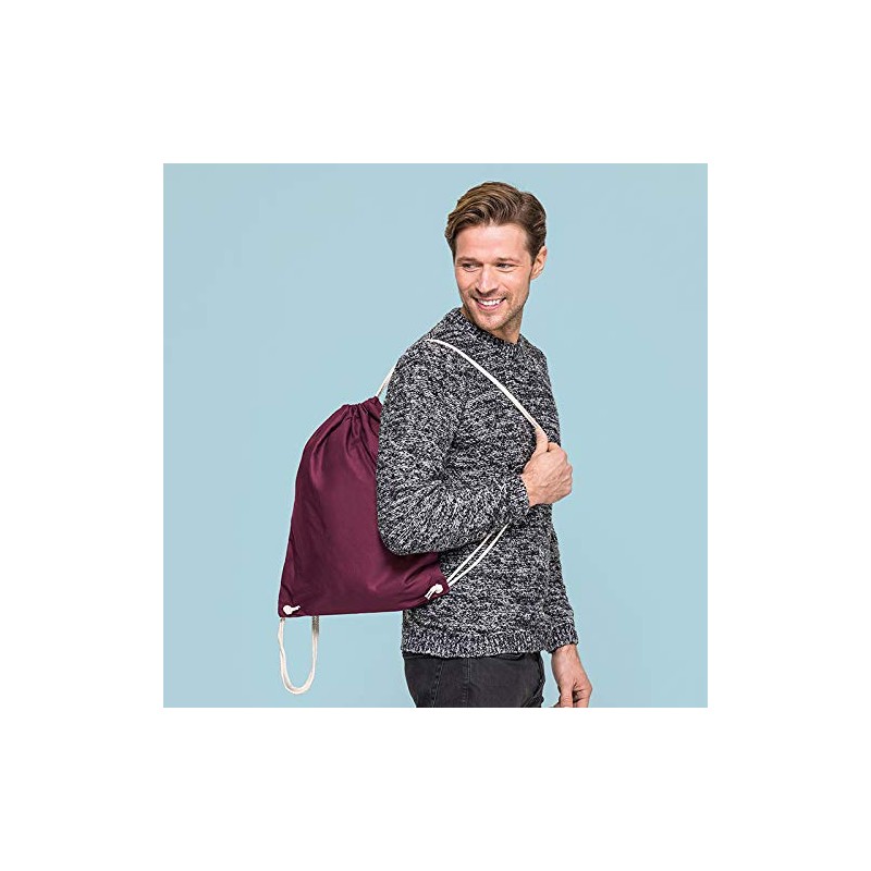 Hippowarehouse Eat sleep Spelunk Drawstring CottonSchool Gym Bag 37cm x