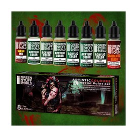 Green Stuff Set No Dead Paint Set (Box x 8 Pieces)