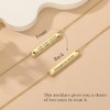 Layered Cross Bible Verse Necklace - Inspirational Jewelry Gift
