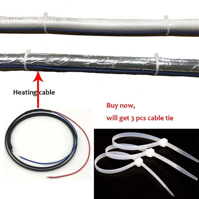 MincoHome DC 12V~14V Heat Cable Connection Car Truck Use Water