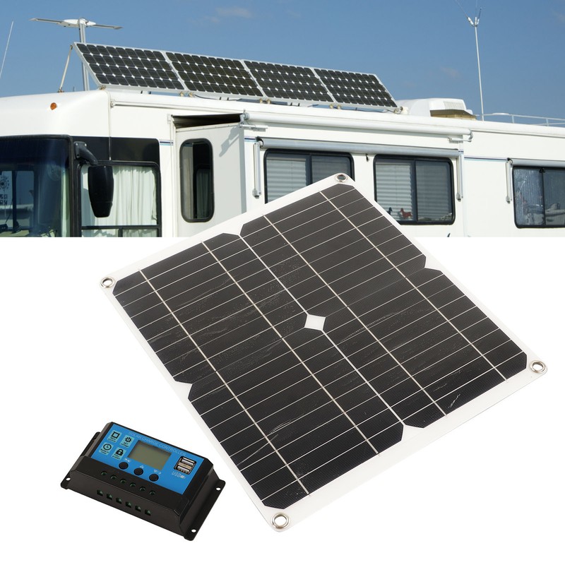 Solar Panel Monocrystalline Silicon Waterproof High Performance for RV Car