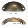 ciciment Vintage Shell Drawer Handles - 12 PCS Cupboard Pull