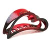 JewelVOX Hair Accessories Simple LOVE Heart Hair Claw Red Choose