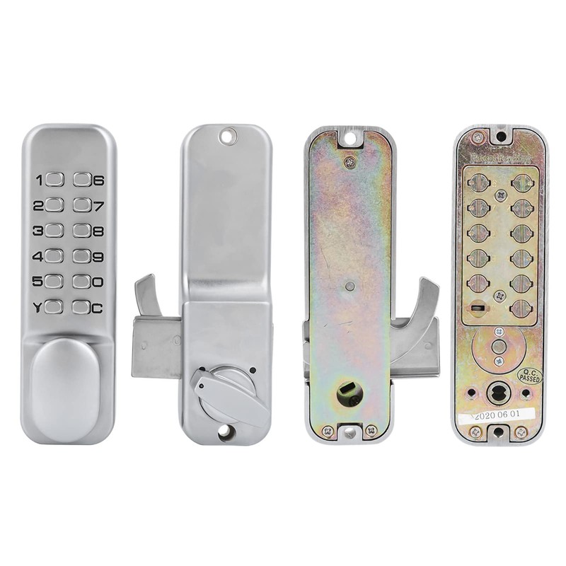 Keyless Lock, Mechanical, Easy Operation, 1-11 Digit Smart Lock, Door